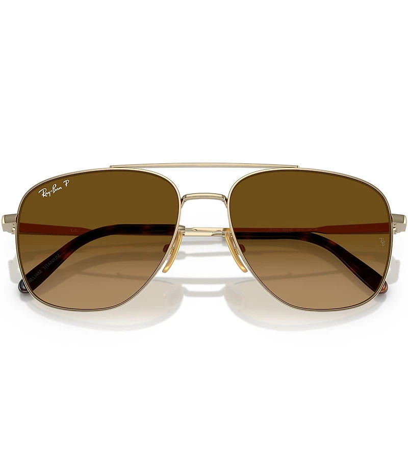 Ray-Ban Men's RB8097 59mm Polarized Square Sunglasses