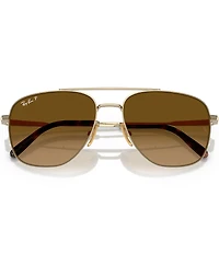Ray-Ban Men's RB8097 59mm Polarized Square Sunglasses