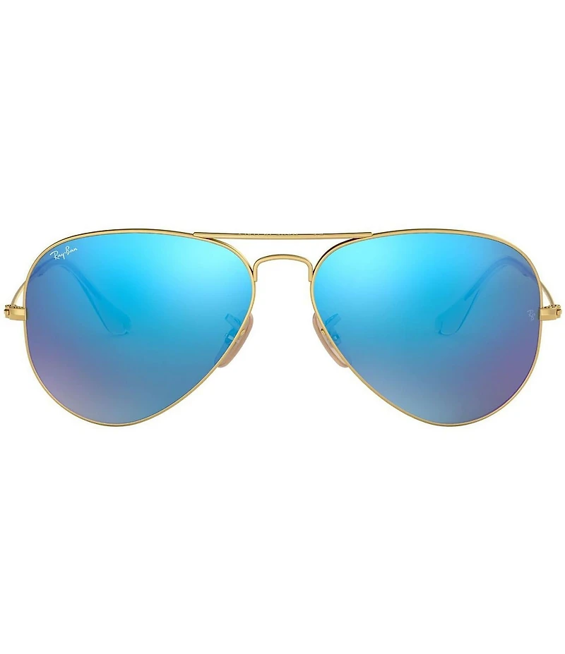 Ray-Ban Mirrored Aviator Unisex Sunglasses