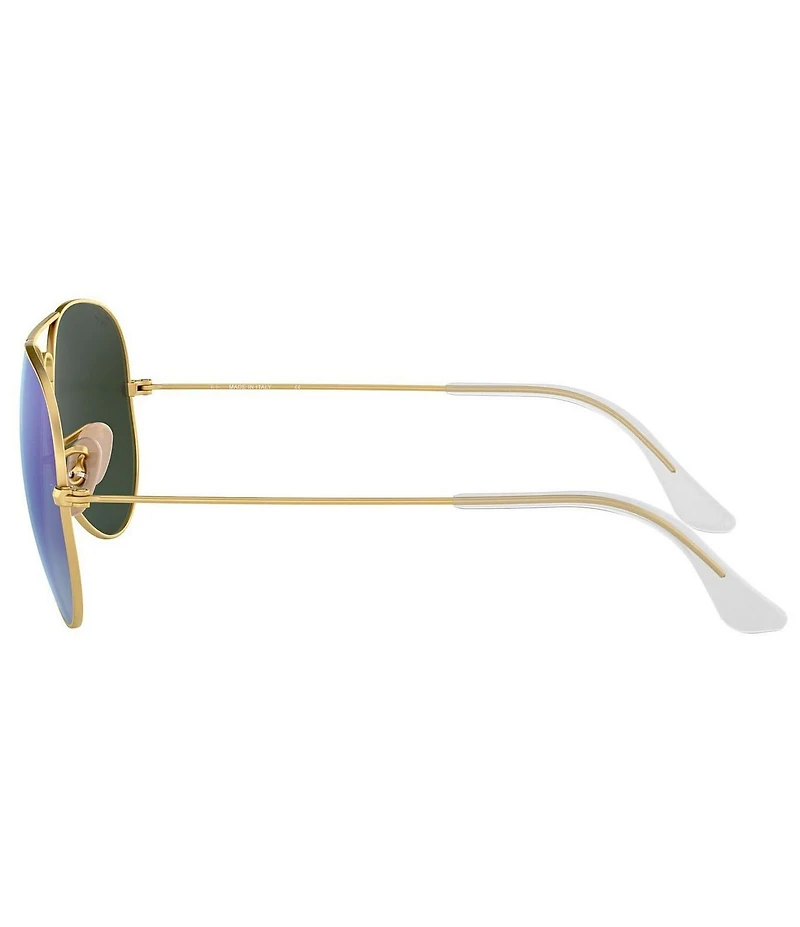 Ray-Ban Mirrored Aviator Unisex Sunglasses