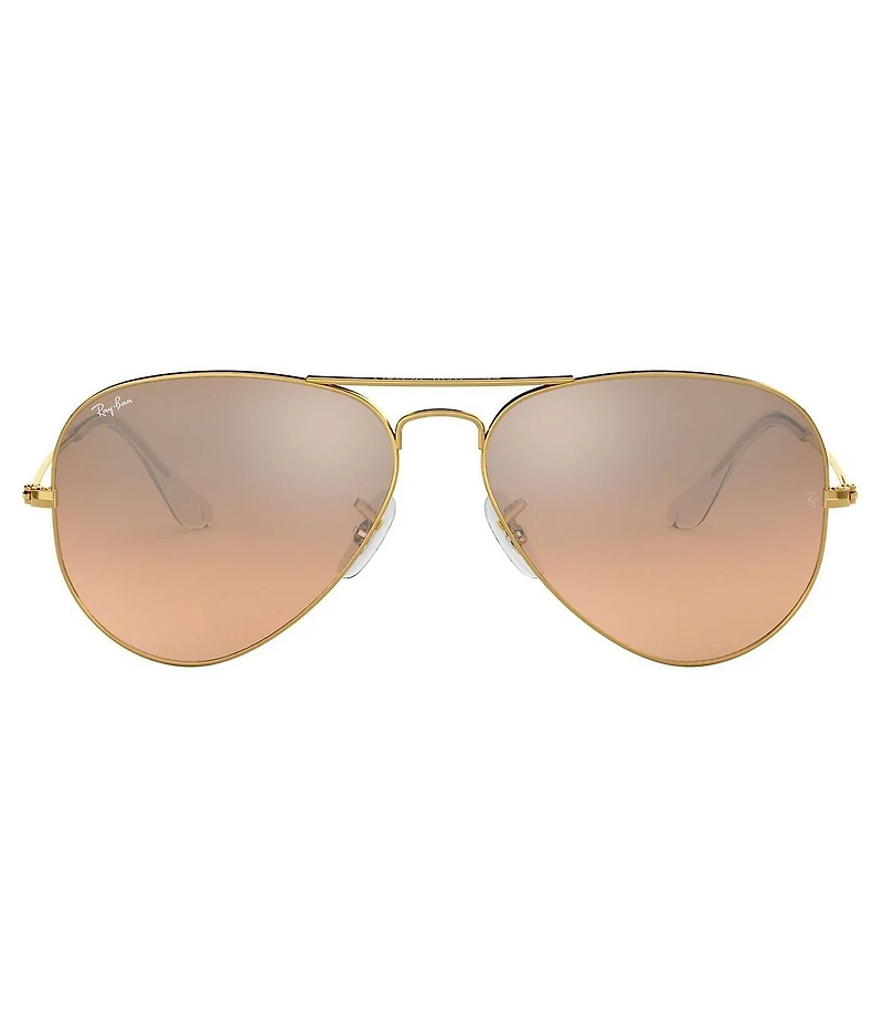 Ray-Ban Mirrored Aviator Unisex Sunglasses