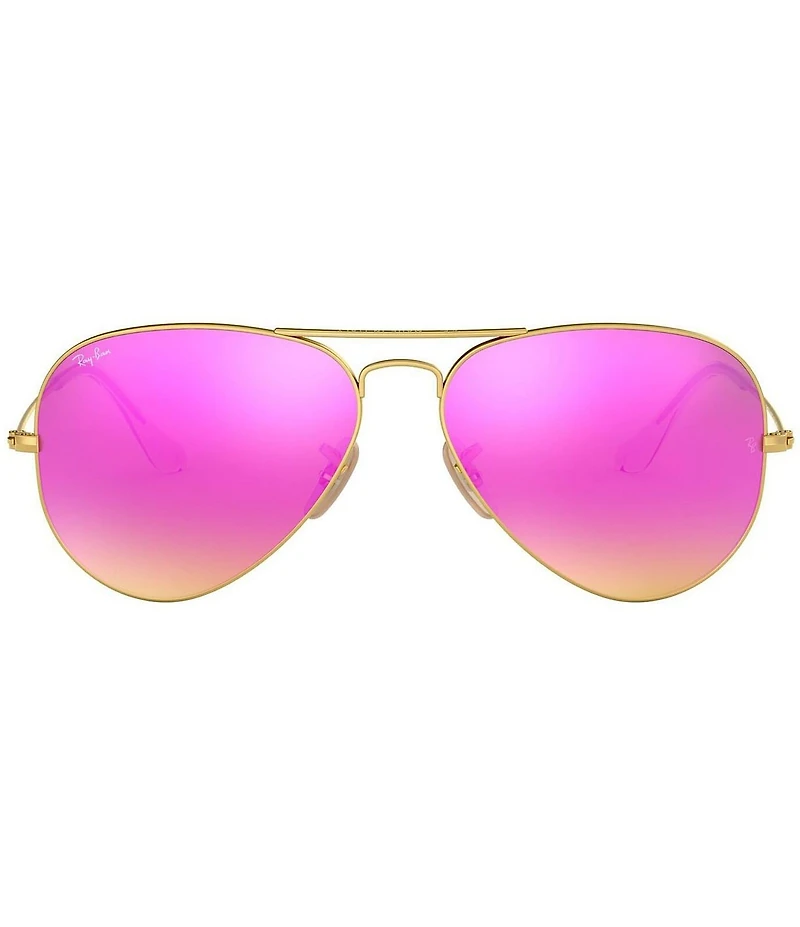 Ray-Ban Mirrored Aviator Unisex Sunglasses