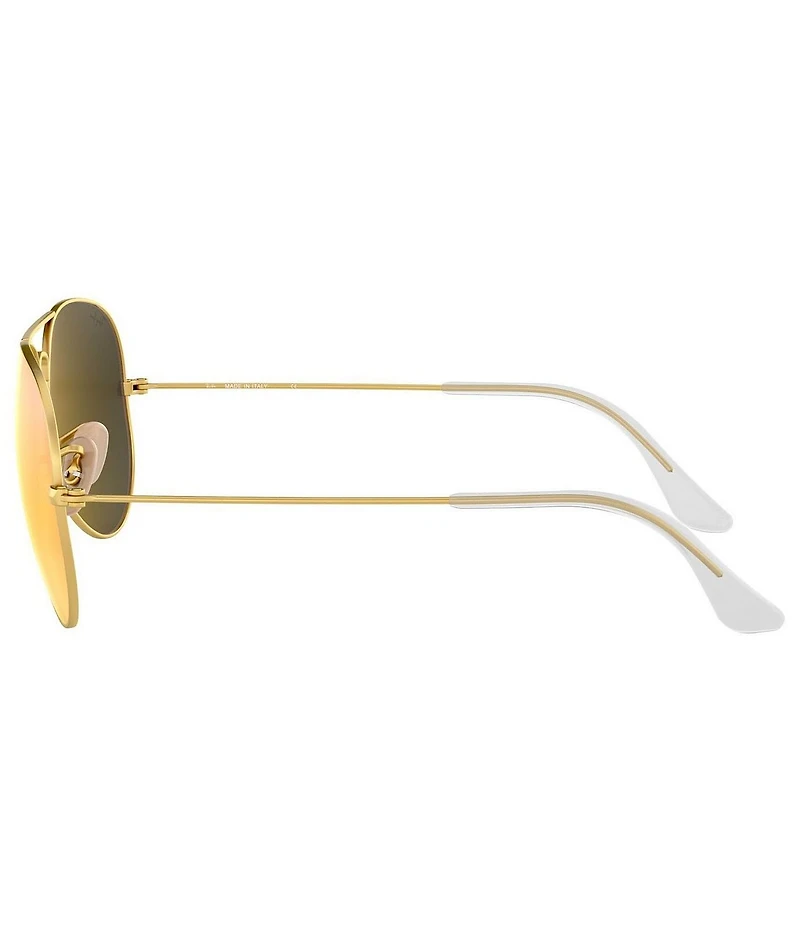 Ray-Ban Mirrored Aviator Unisex Sunglasses