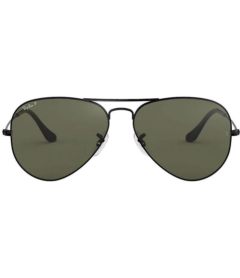 Ray-Ban Unisex Polarized Metal UV Protection Aviator Sunglasses