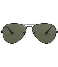 Ray-Ban Unisex Polarized Metal UV Protection Aviator Sunglasses