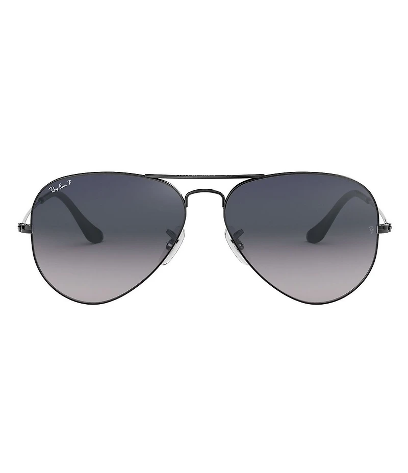 Ray-Ban Unisex Polarized Metal UV Protection Aviator Sunglasses