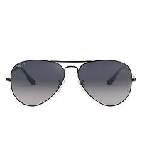 Ray-Ban Unisex Polarized Metal UV Protection Aviator Sunglasses