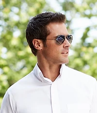 Ray-Ban Unisex Polarized Metal UV Protection Aviator Sunglasses