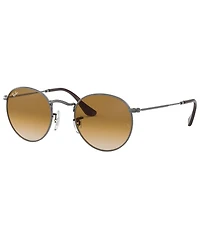 Ray-Ban Round 53mm Gradient Metal Sunglasses