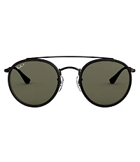 Ray-Ban Unisex Round Polarized 51mm Sunglasses