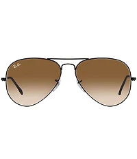 Ray-Ban Unisex 0RB3025 55mm Aviator Sunglasses