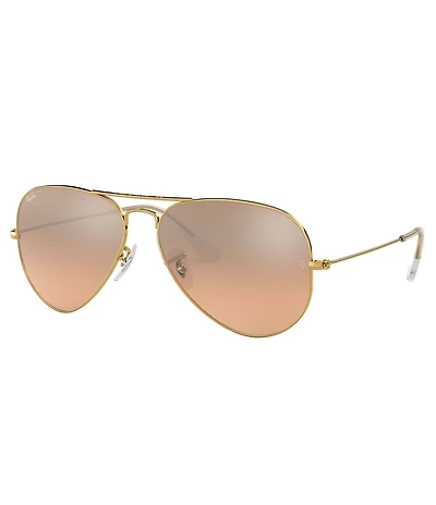 Ray-Ban Unisex 0RB3025 55mm Aviator Sunglasses