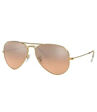 Ray-Ban Unisex 0RB3025 55mm Aviator Sunglasses