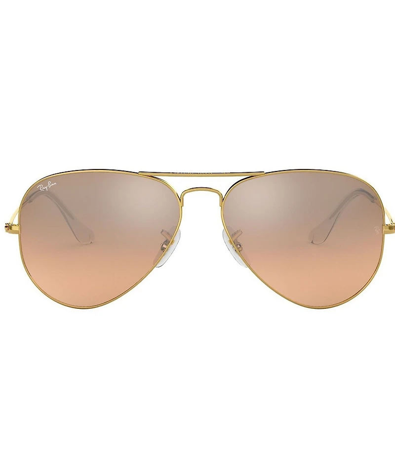 Ray-Ban Unisex 0RB3025 55mm Aviator Sunglasses