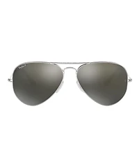 Ray-Ban Unisex 0RB3025 58mm Polarized Aviator Sunglasses