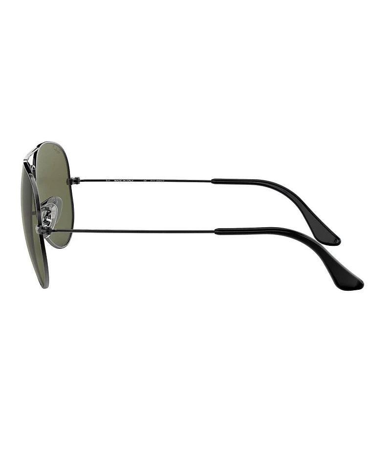 Ray-Ban Unisex 0RB3025 62mm Polarized Aviator Sunglasses