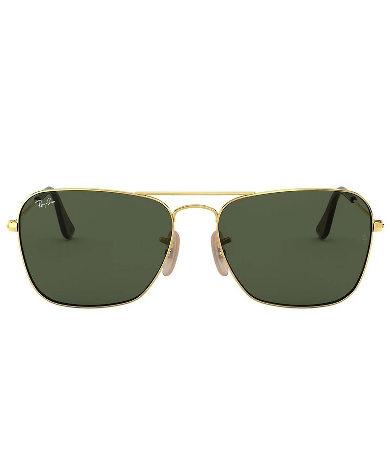 Ray-Ban Unisex 0RB3136 Caravan X 58mm Rectangle Sunglasses