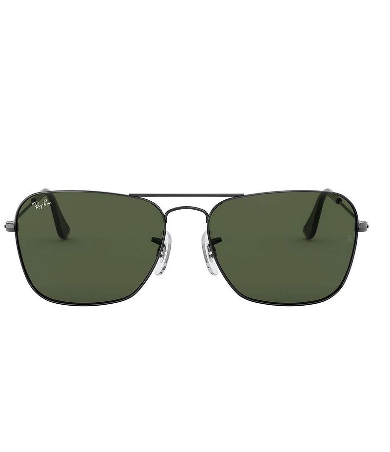 Ray-Ban Unisex 0RB3136 Caravan X 58mm Rectangle Sunglasses