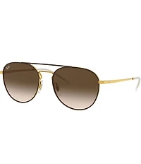 Ray-Ban Unisex 0RB3589 55mm Round Sunglasses