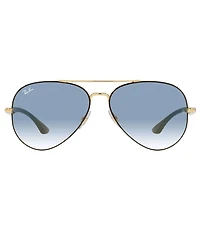 Ray-Ban Unisex 0RB3675 58mm Aviator Sunglasses
