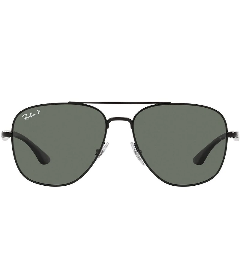 Ray-Ban Unisex 0RB3683 56mm Aviator Polarized Sunglasses
