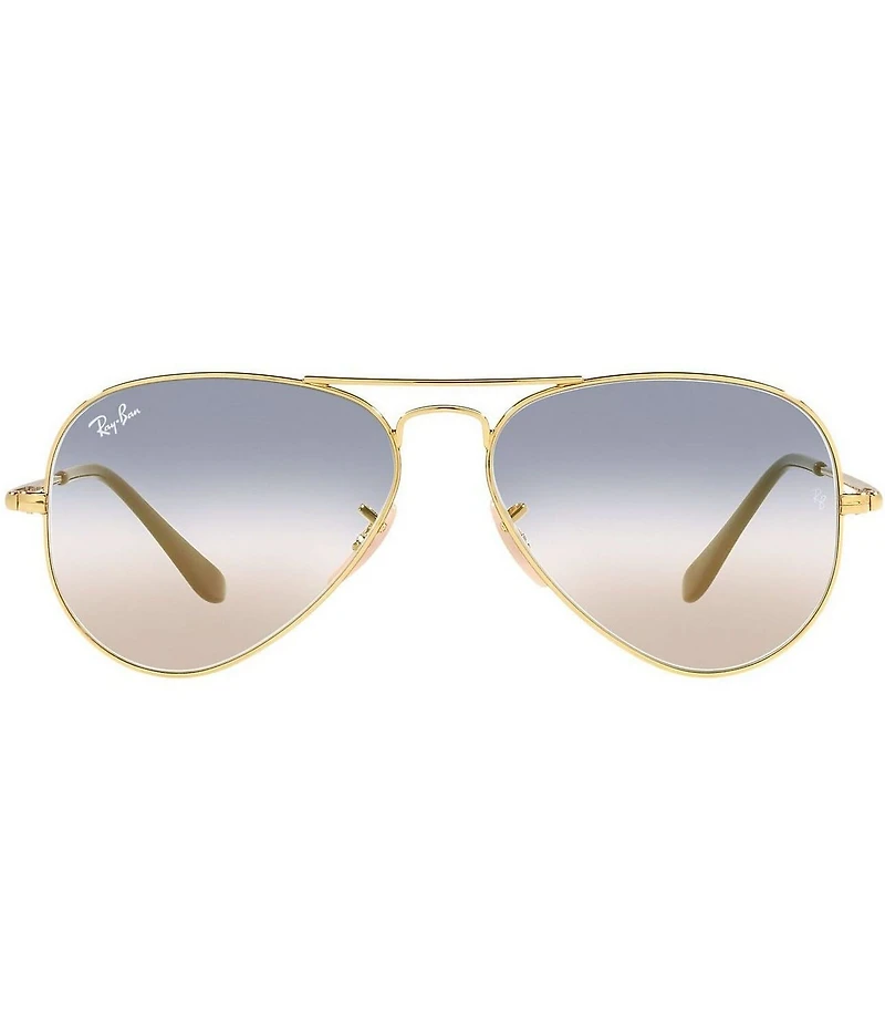 Ray-Ban Unisex 0RB3689 58mm Aviator Sunglasses