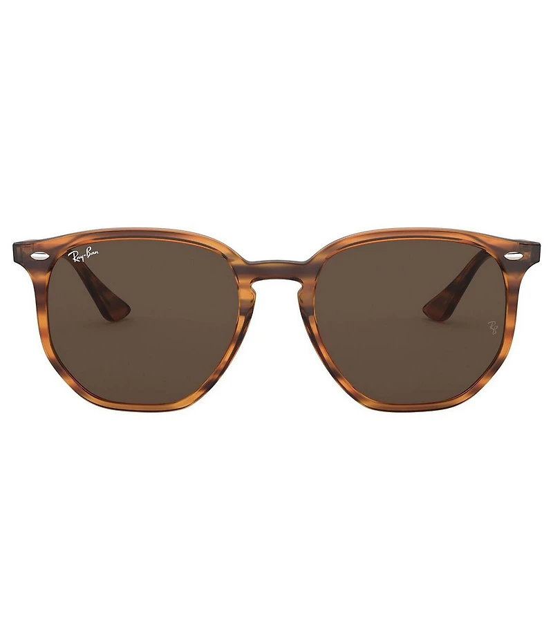 Ray-Ban Unisex 0RB4306 54mm Havana Round Sunglasses