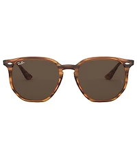 Ray-Ban Unisex 0RB4306 54mm Havana Round Sunglasses