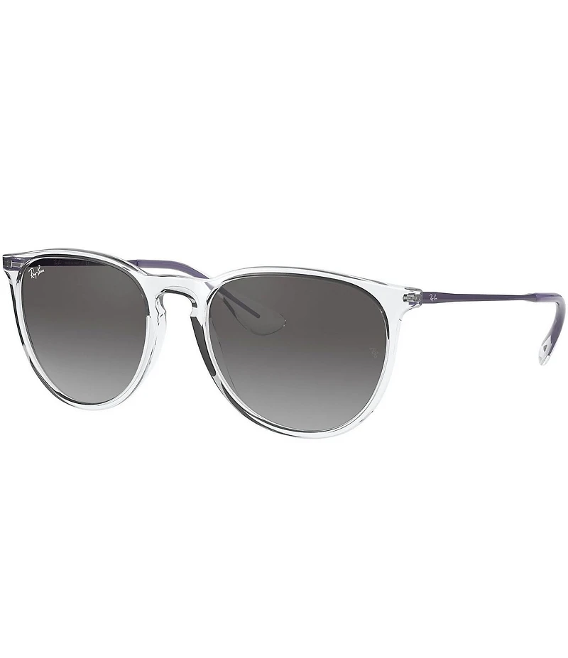 Ray-Ban Unisex Erika 54mm Transparent Round Sunglasses