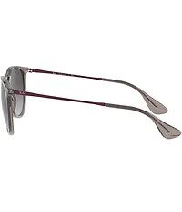 Ray-Ban Unisex Erika 54mm Transparent Round Sunglasses