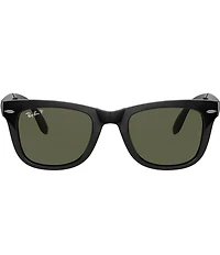 Ray-Ban Unisex Folding Wayfarer 50mm Polarized Square Sunglasses