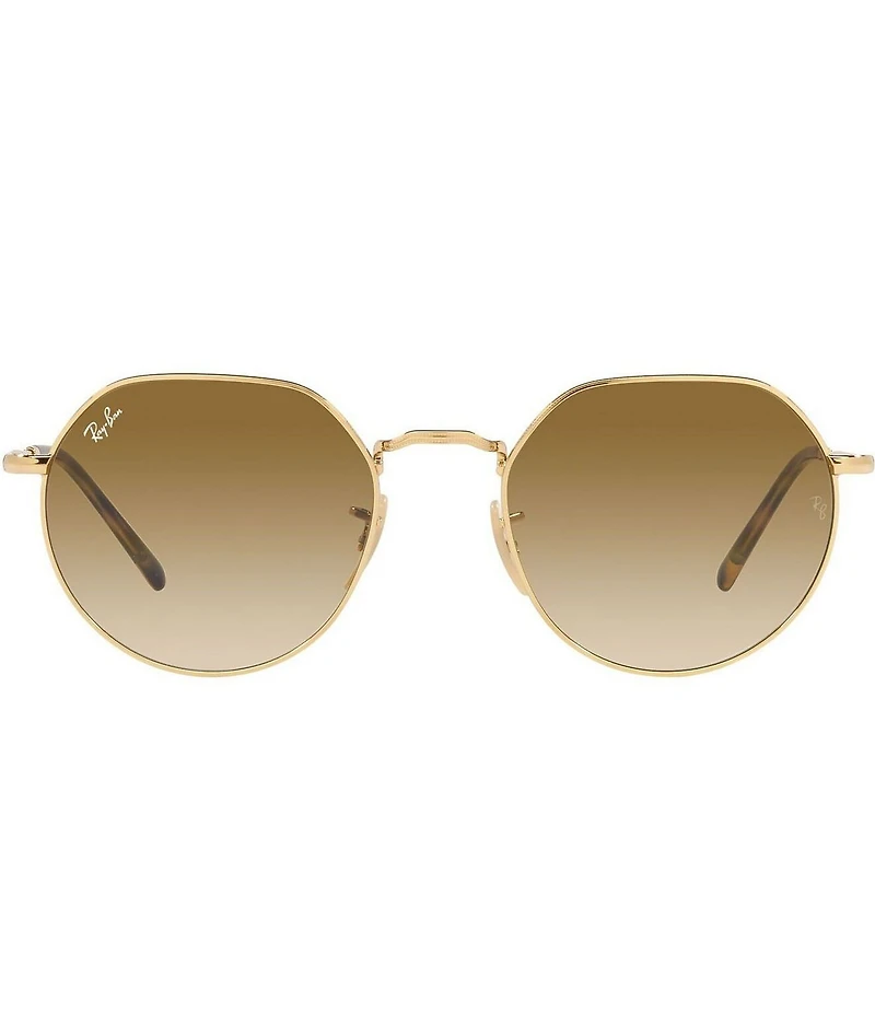 Ray-Ban Unisex Jack 51mm Havana Round Sunglasses