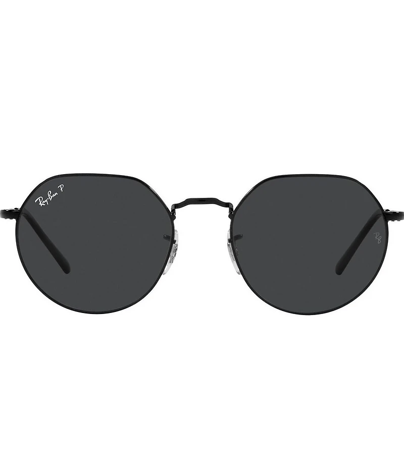 Ray-Ban Unisex Jack 55mm Round Polarized Sunglasses