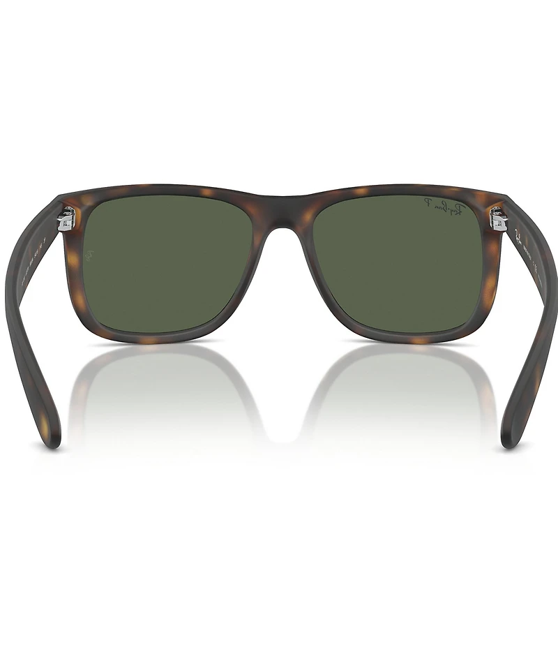 Ray-Ban Unisex Justin RB4165 55mm Havana Polarized Rectangle Sunglasses