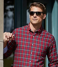 Ray-Ban Unisex Justin Tortoise Polarized Square Sunglasses