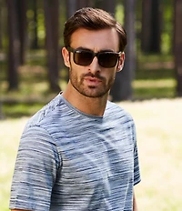 Ray-Ban Unisex Justin Tortoise Polarized Square Sunglasses