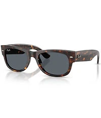 Ray-Ban Unisex Mega Wayfarer II 0832S 55mm Havana Square Sunglasses