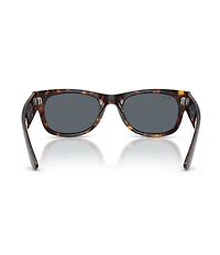 Ray-Ban Unisex Mega Wayfarer II 0832S 55mm Havana Square Sunglasses