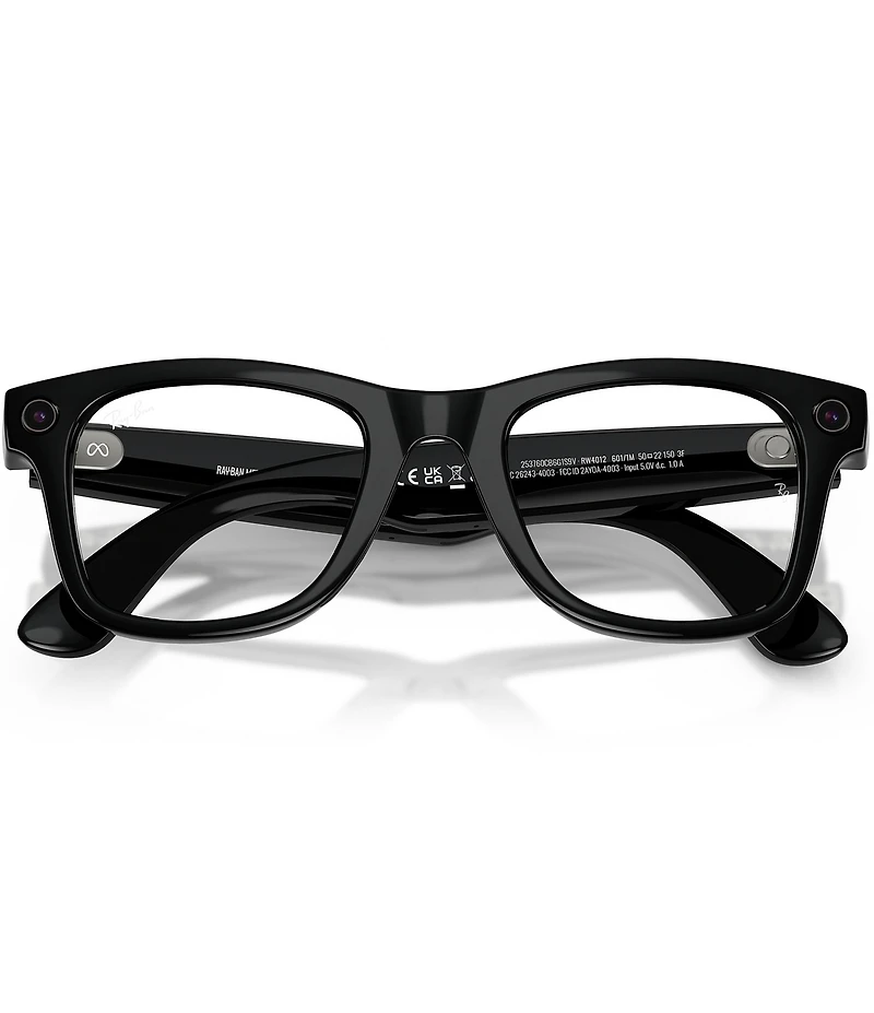 Ray-Ban Unisex Meta Gen 2 50mm Polarized Wayfarer Glasses