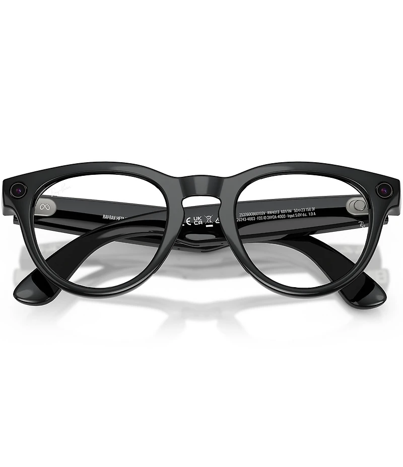 Ray-Ban Unisex Meta Gen 2 Headliner 50mm Round Transition Lens Glasses