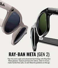 Ray-Ban Unisex Meta Gen 2 Headliner 50mm Round Transition Lens Glasses