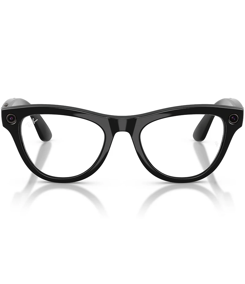 Ray-Ban Unisex Meta Gen 2 Skyler 50mm Round Transition Lens Glasses