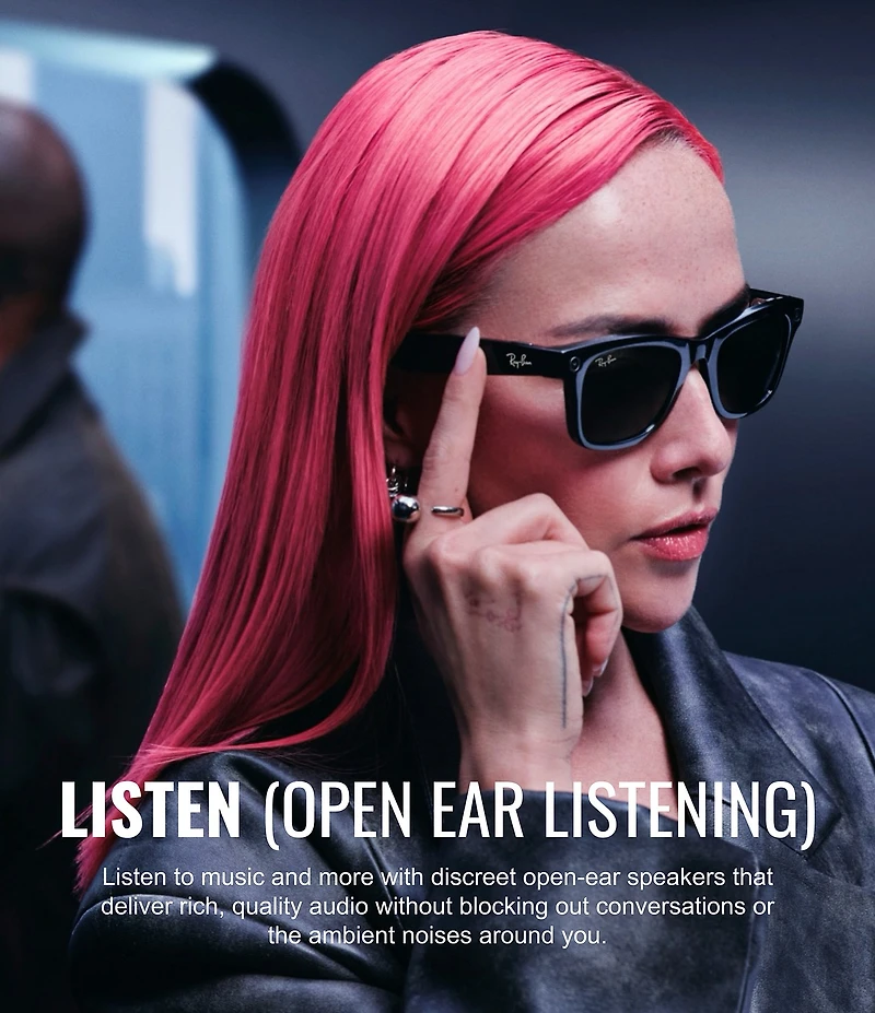 Ray-Ban Unisex Meta Gen 2 Skyler 50mm Round Transition Lens Glasses