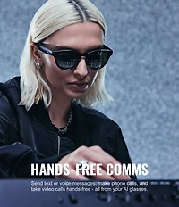 Ray-Ban Unisex Meta Gen 2 Skyler 50mm Round Transition Lens Glasses