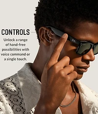 Ray-Ban Unisex Meta Wayfarer AI 50mm Polarized Glasses