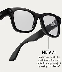 Ray-Ban Unisex Meta Wayfarer AI 50mm Polarized Glasses