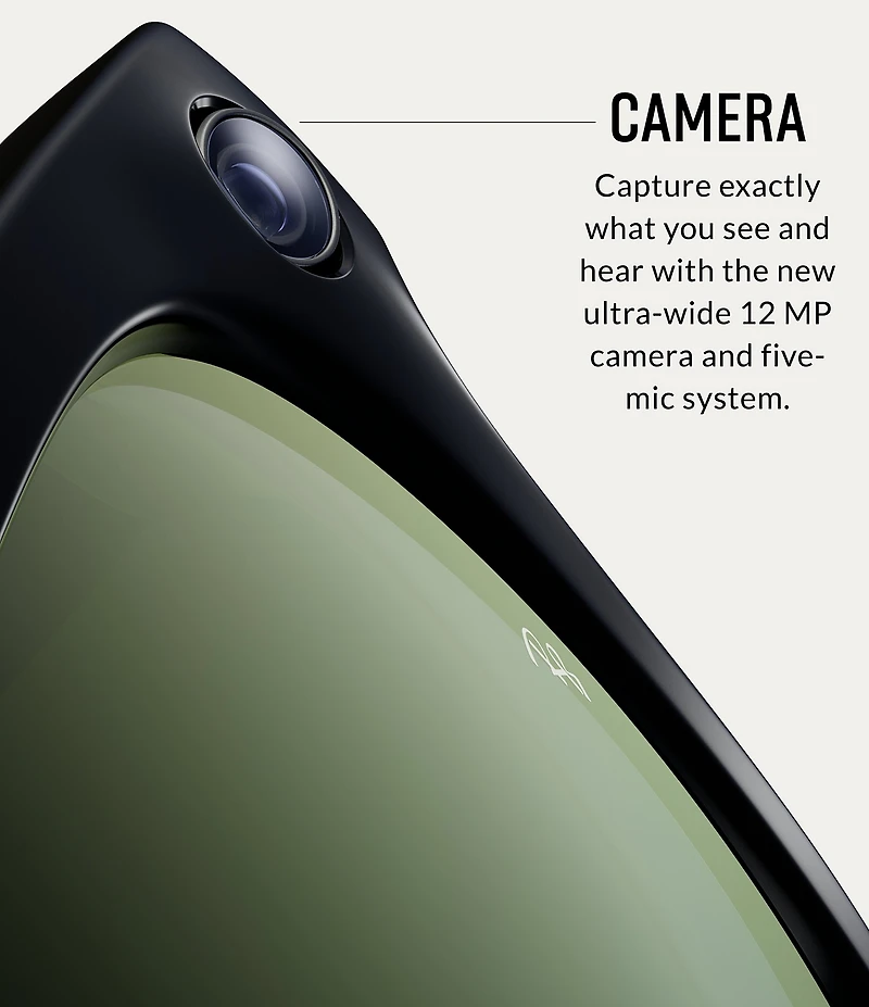 Ray-Ban Unisex Meta Wayfarer AI 50mm Polarized Glasses