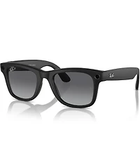 Ray-Ban Unisex Ray-Ban Meta Wayfarer Large AI 53mm Polarized Glasses