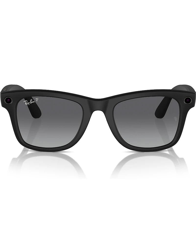 Ray-Ban Unisex Ray-Ban Meta Wayfarer Large AI 53mm Polarized Glasses