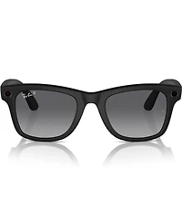 Ray-Ban Unisex Ray-Ban Meta Wayfarer Large AI 53mm Polarized Glasses
